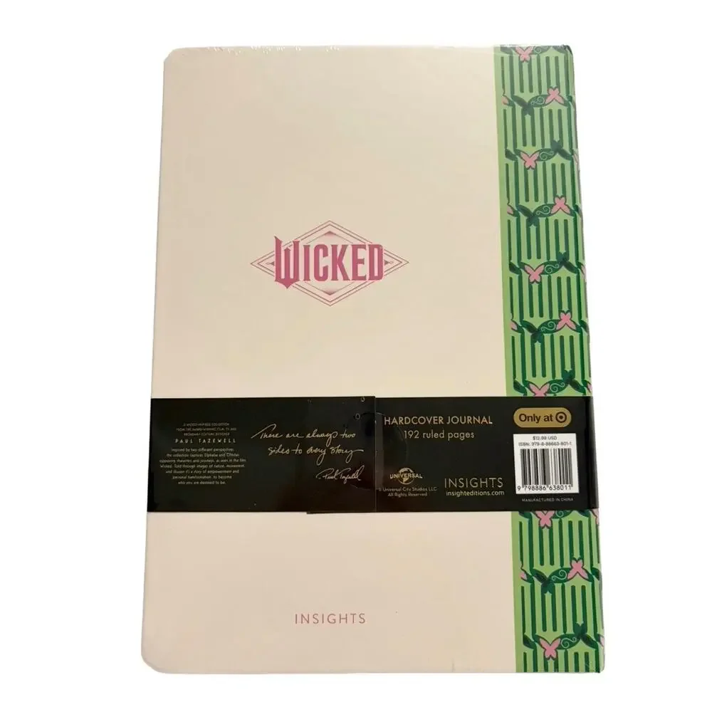 Wicked Hardcover Journal Notebook 192 Ruled Pages Target Exclusive New Sealed